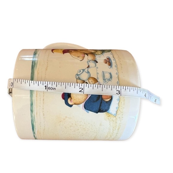 RECYCLED PAPER PRODUCTS Vintage 80s Sailor & Mermaid Bear Beach Mug - Picture 8 of 9